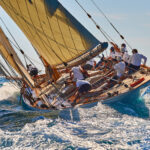 Sailing yacht race. Yachting. Sailing. Regatta